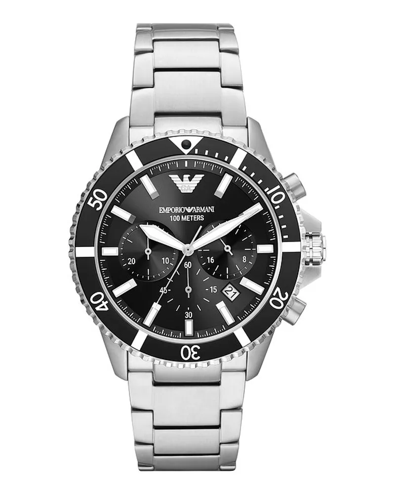 Emporio Armani Chronograph Silber