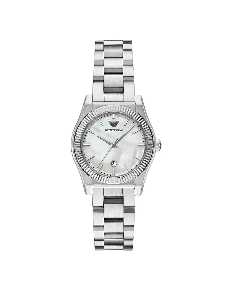 Emporio Armani Damenuhr Silber