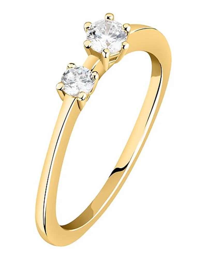 Live Diamond Damenring Gelbgold