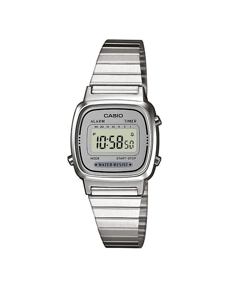 Casio Damenuhr Vintage Silber