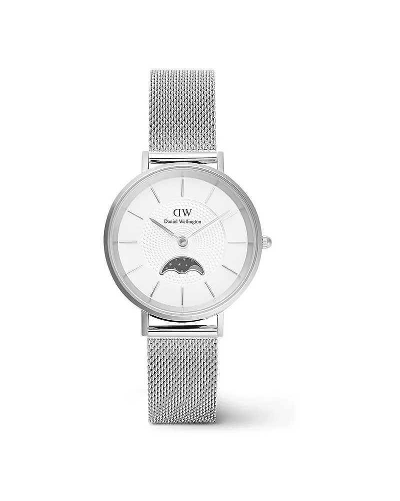 Daniel Wellington Damenuhr Lune Silber