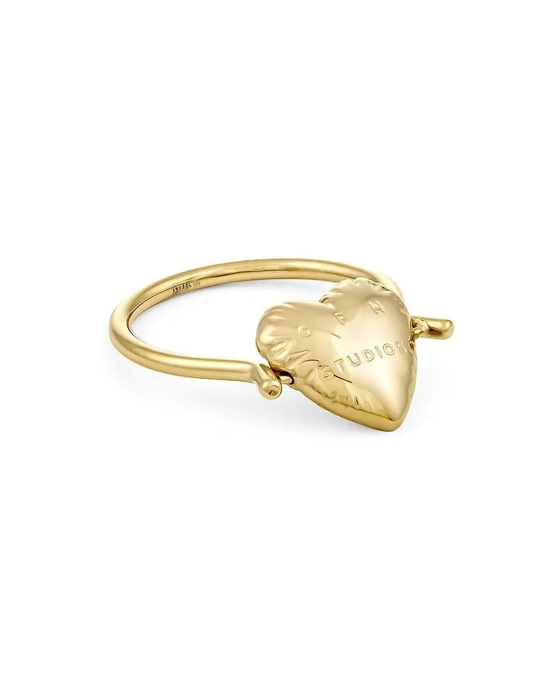 Copenhagen Edelstahlring Balloon Hearts Gold