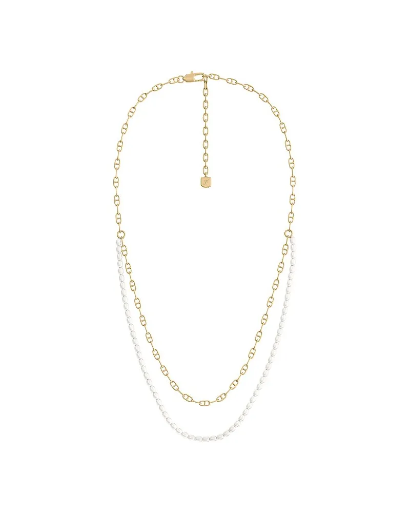 Fossil Kette Heritage Gold