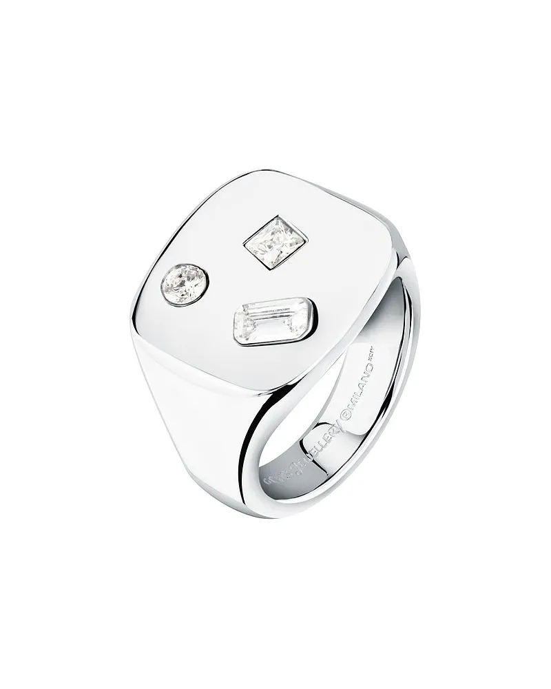 GCDS Damenring Gipsy Gold Silber