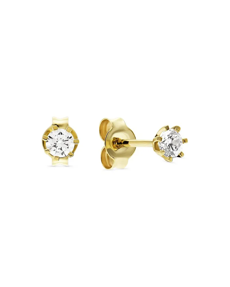 FAVS. Ohrstecker Gelbgold