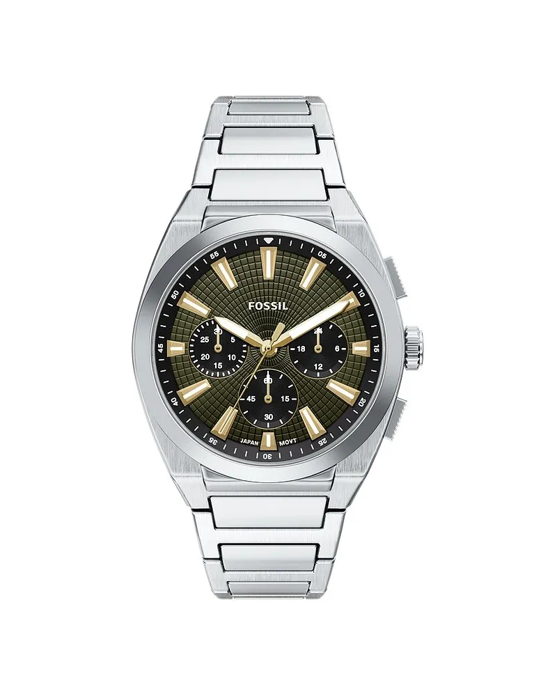 Fossil Chronograph Everett Silber