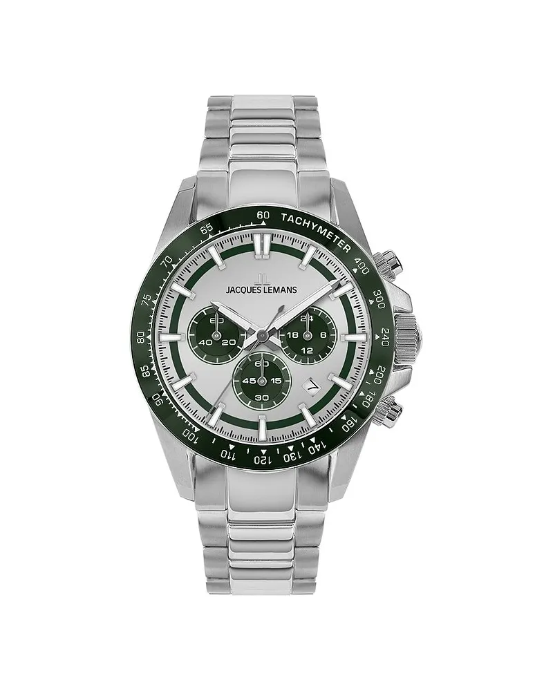 Jacques Lemans Chronograph Liverpool Silber