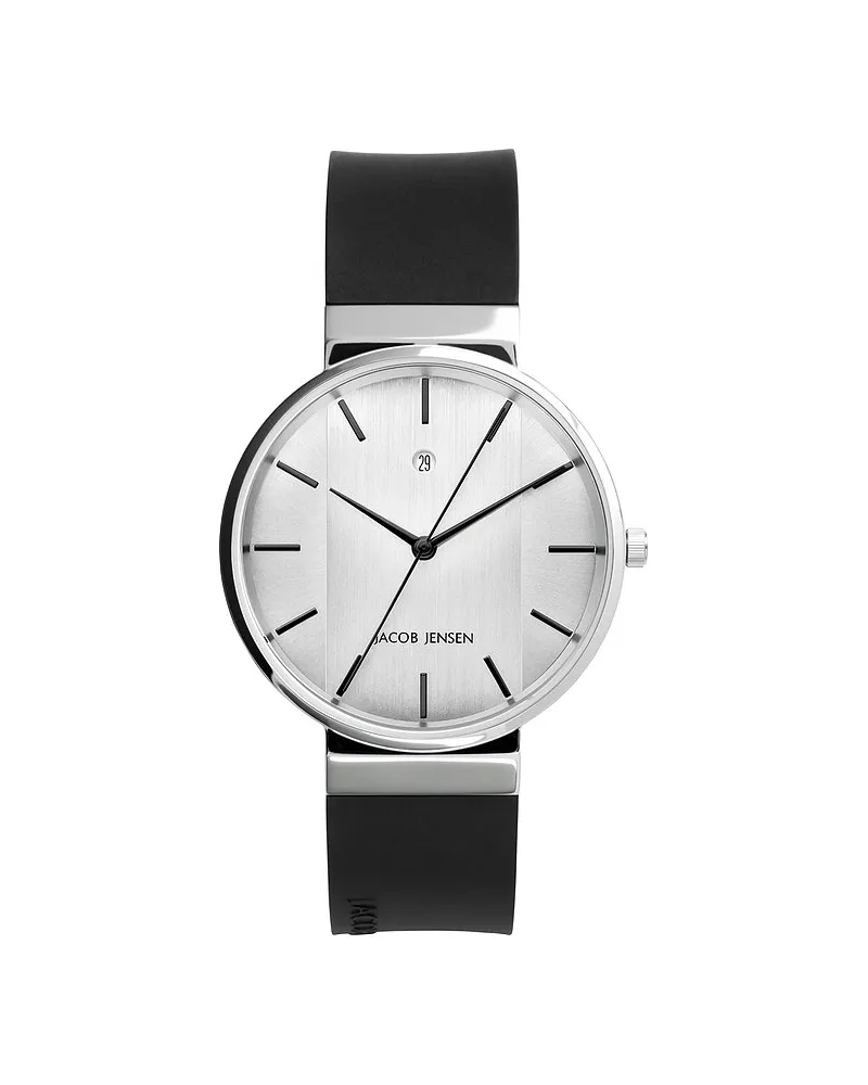 Jacob Jensen Herrenuhr Silber
