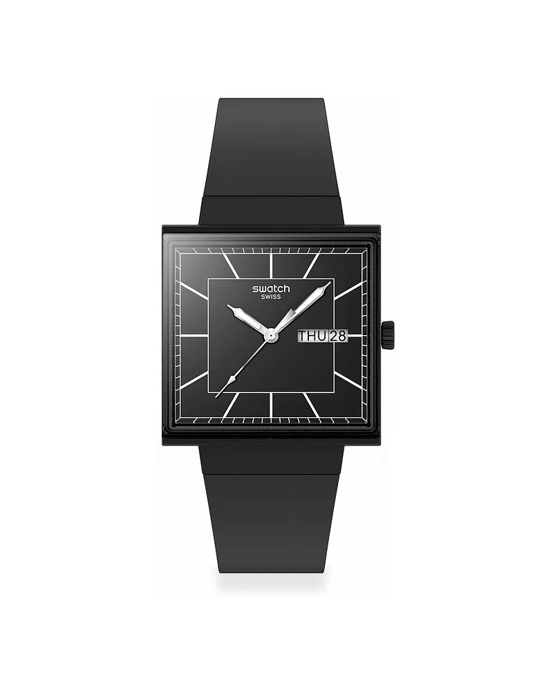 Swatch Unisexuhr 2408 SWATCH ESSENTIALS Schwarz