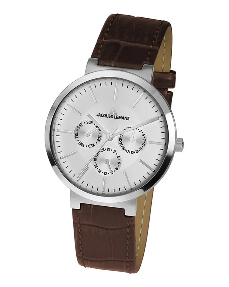 Jacques Lemans Unisexuhr Classic Silber