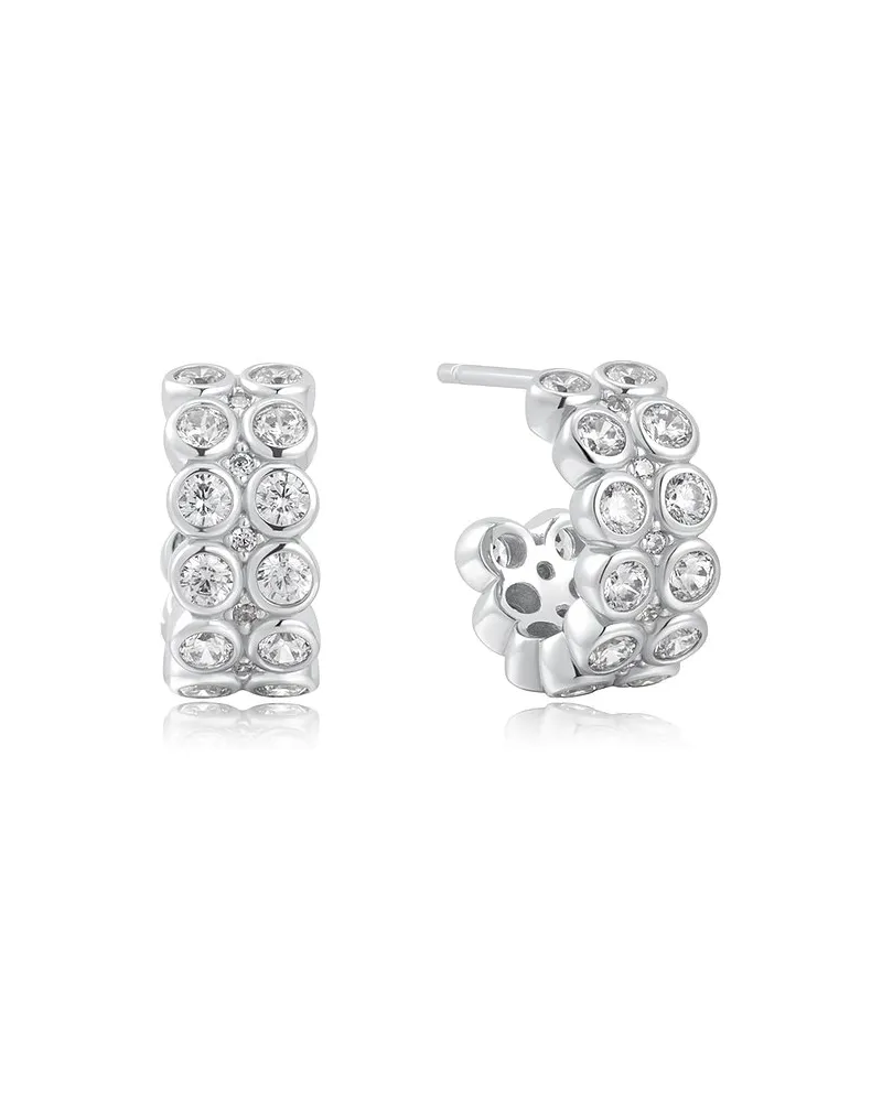 ANIA HAIE Creolen  Chic Creator Silber