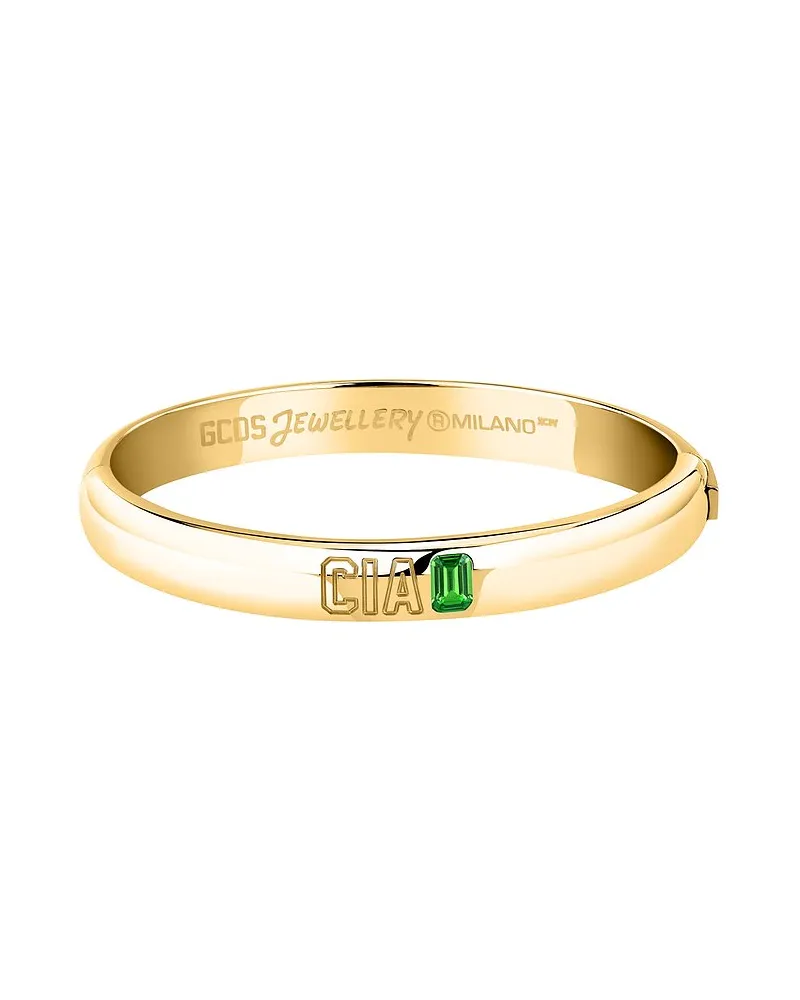 GCDS Armreif Talking Jewels Gelbgold