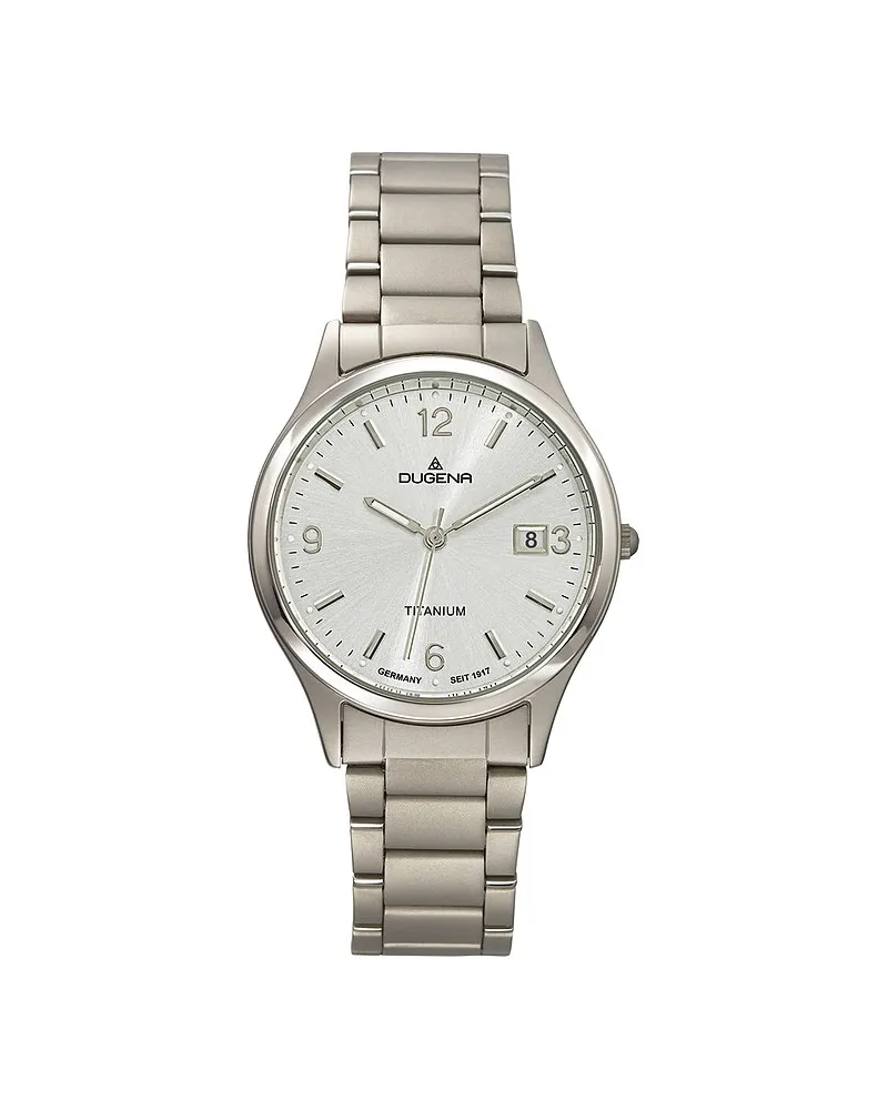 Dugena Herrenuhr Silber