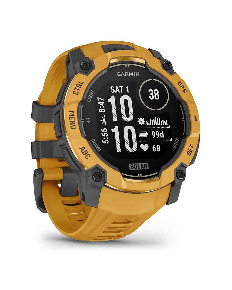 Garmin Smartwatch Instinct® 3 Solar mm Grau/Sunburst Grau