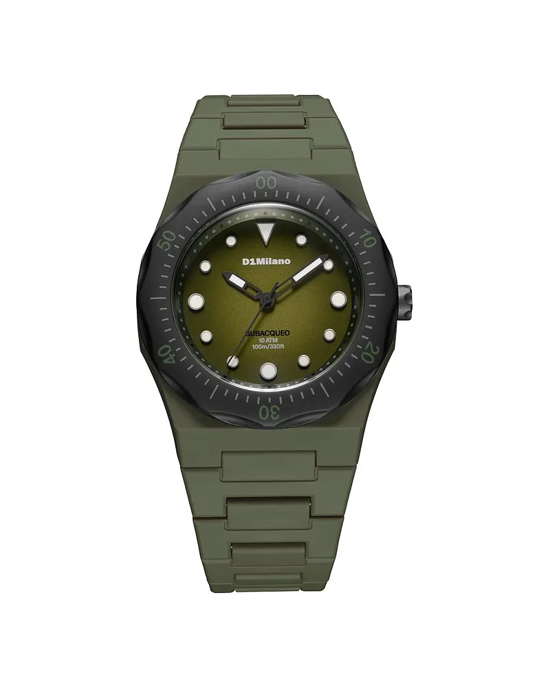 D1 Milano Herrenuhr 40.5mm, Lagoon Drift Grün