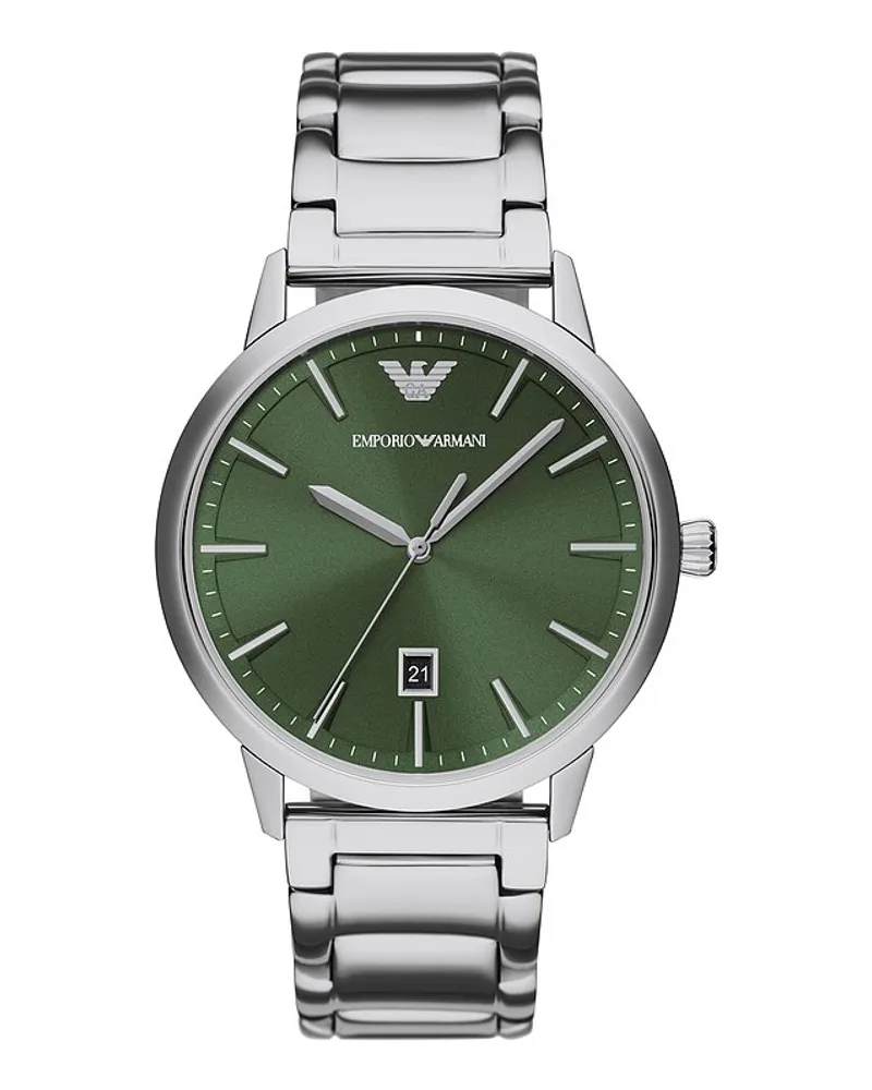 Emporio Armani Herrenuhr Silber