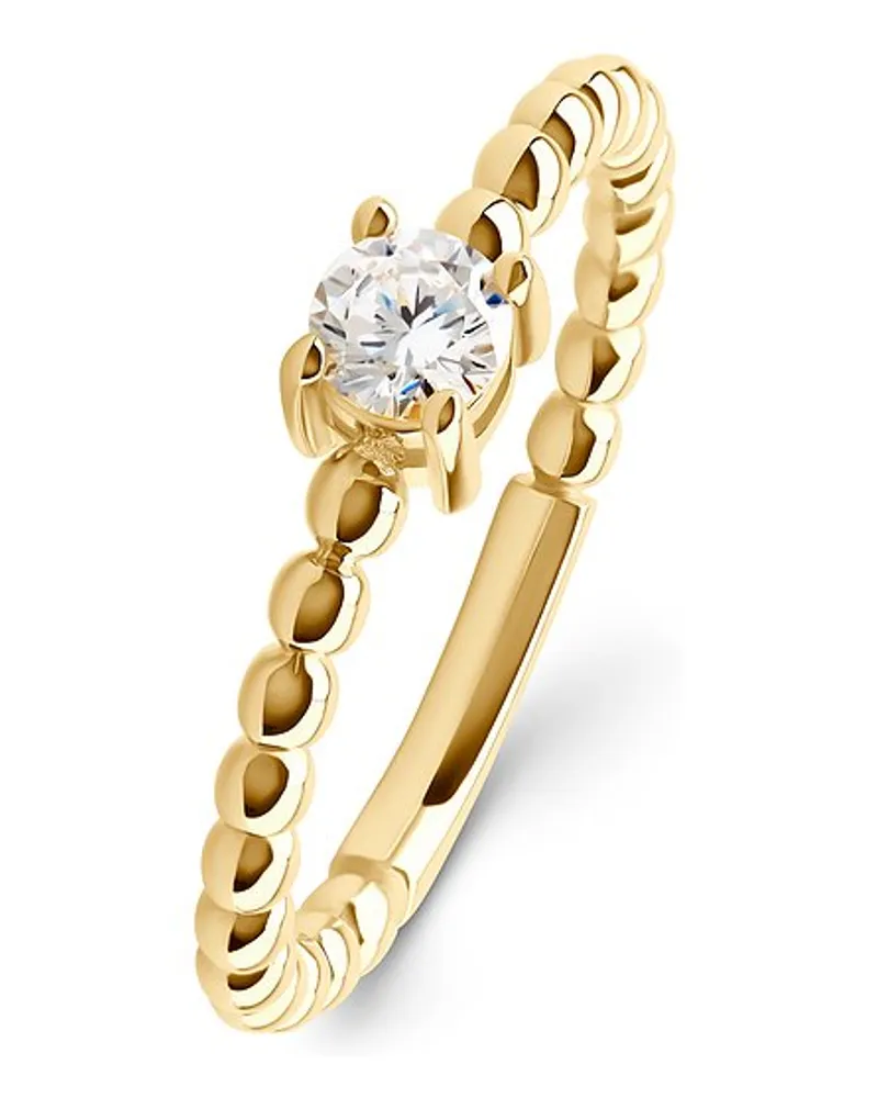 Esprit Damenring Dots Gelbgold