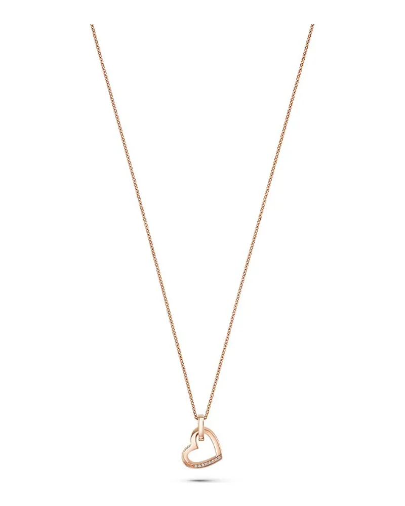 JETTE Kette TWISTED HEART Roségold