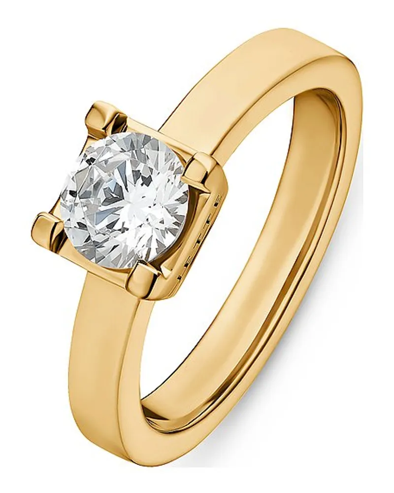 JETTE Damenring DIAMOND Gelbgold