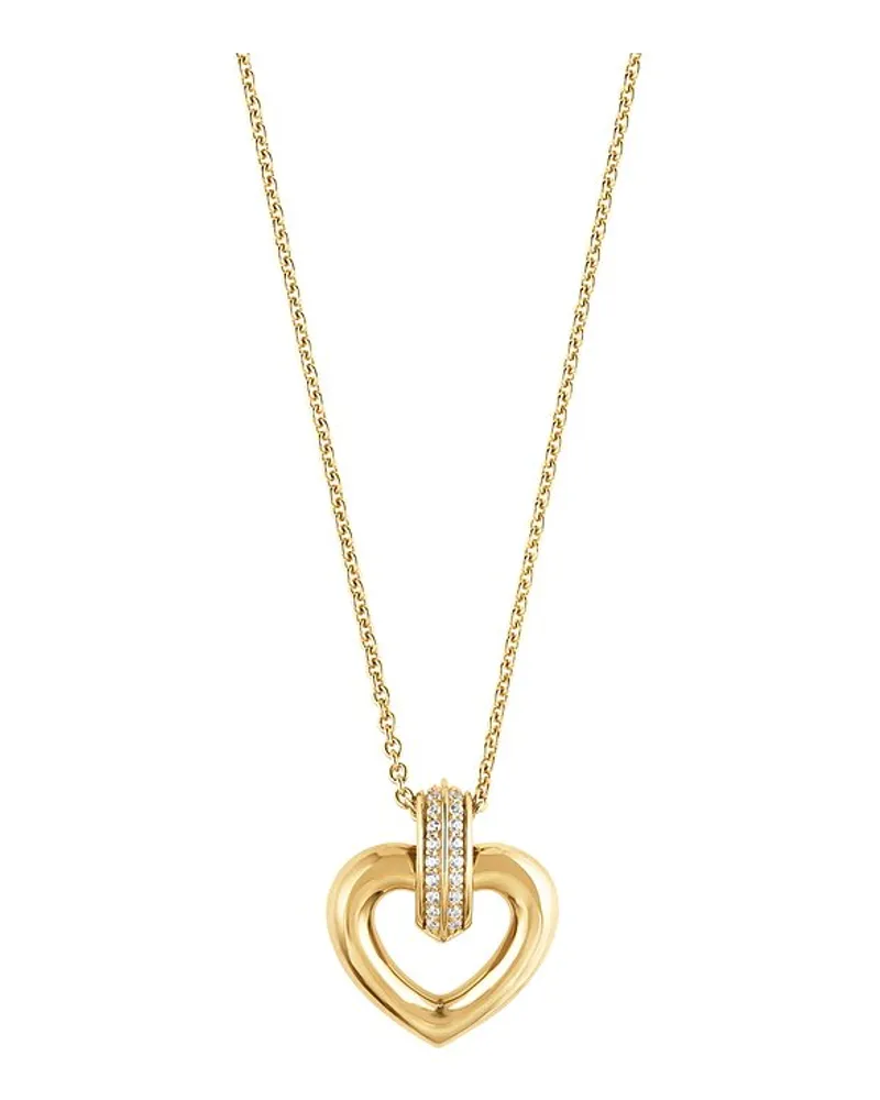 JETTE Kette STRONG HEART Gelbgold