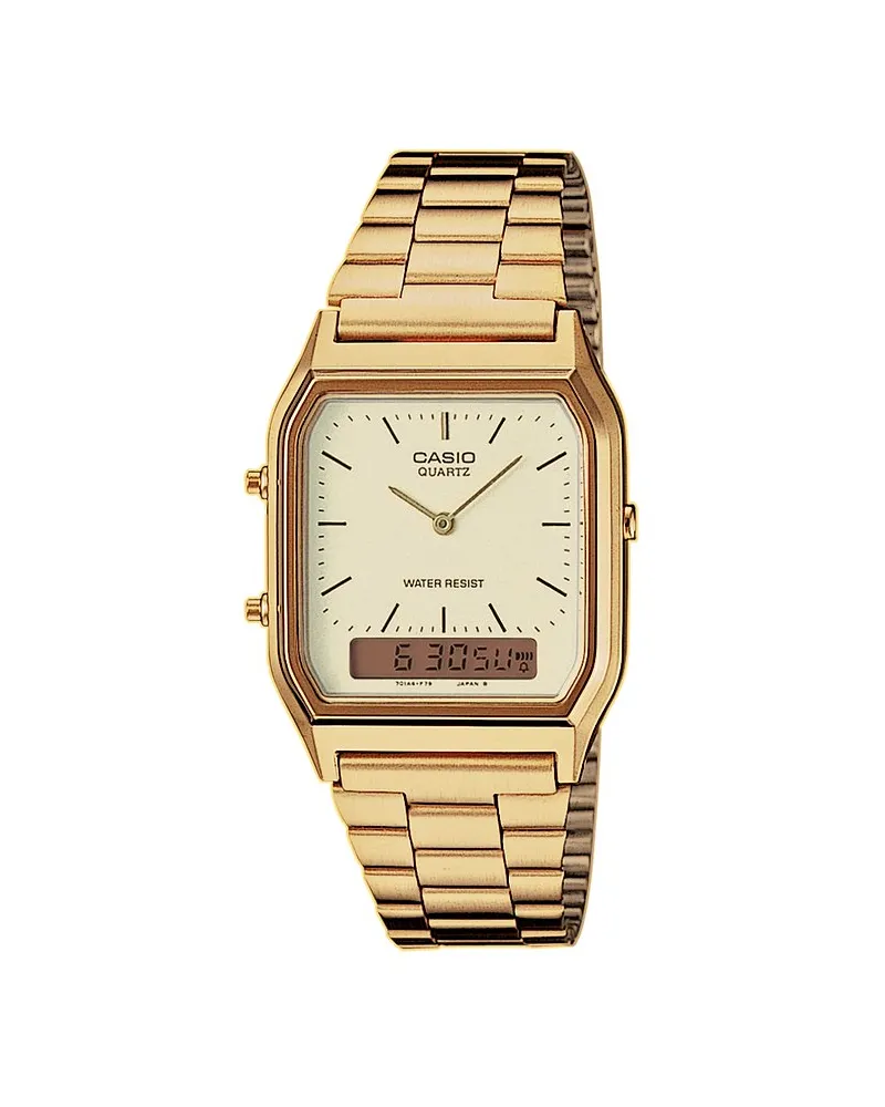 Casio Unisexuhr Vintage Gold