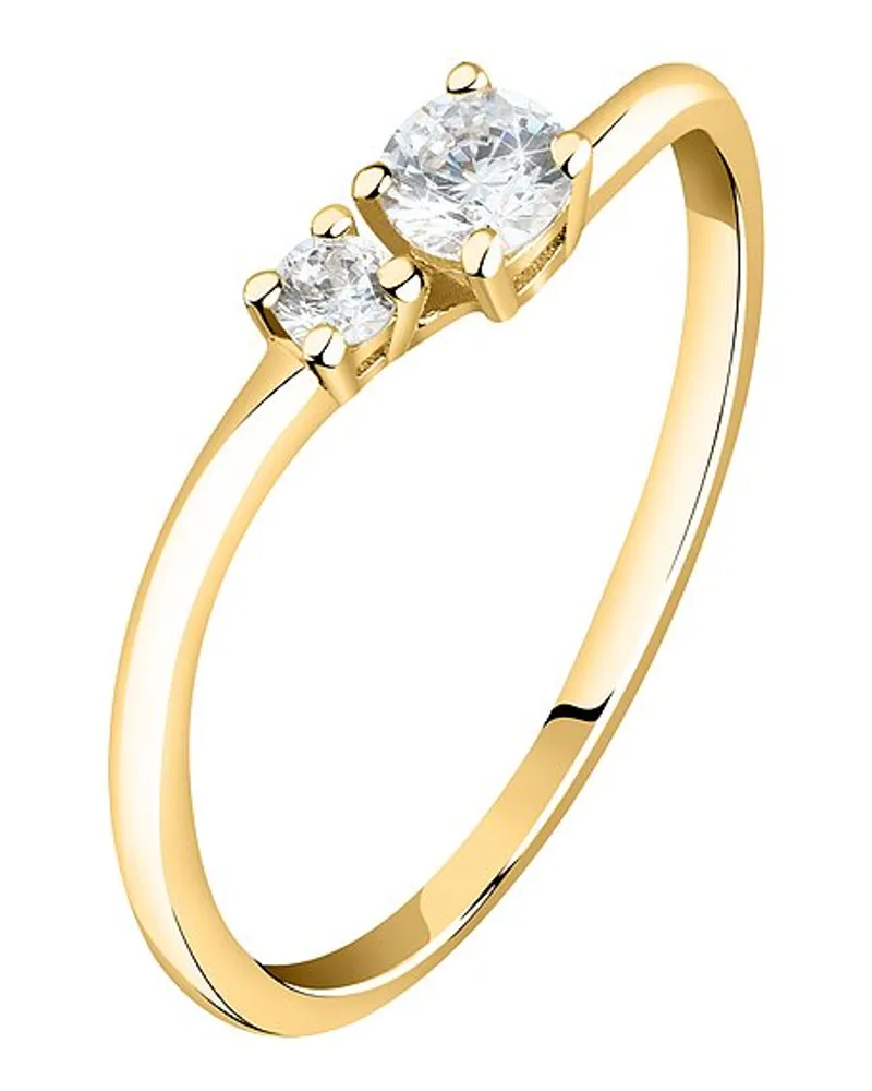 Live Diamond Damenring Gelbgold
