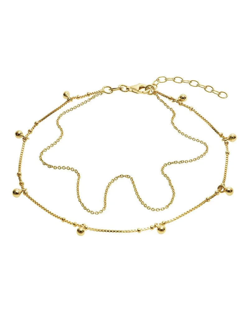 FAVS. Fußkette Gelbgold