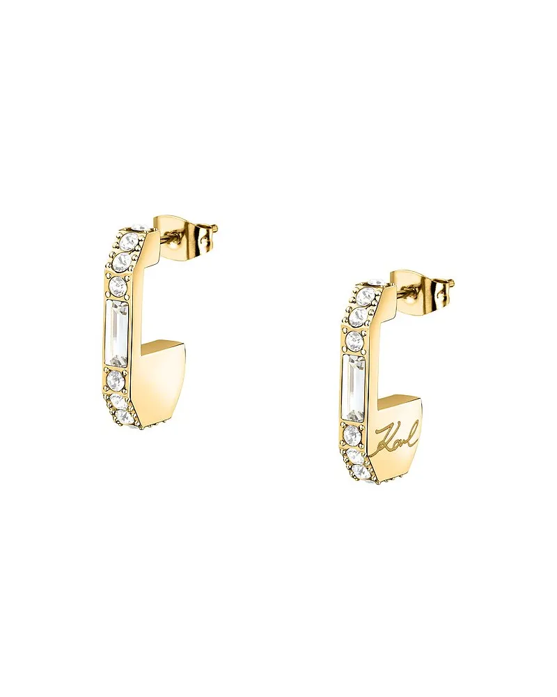 Karl Lagerfeld Creolen Gelbgold