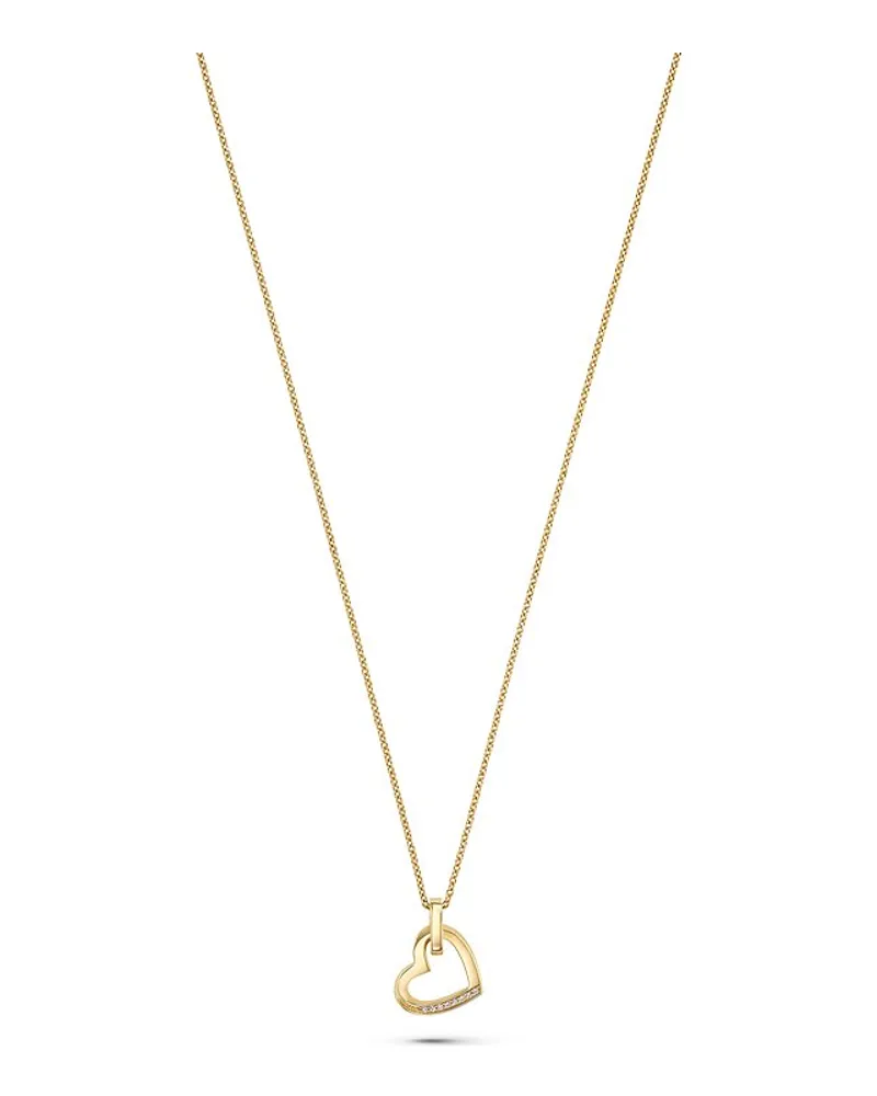 JETTE Kette TWISTED HEART Gold