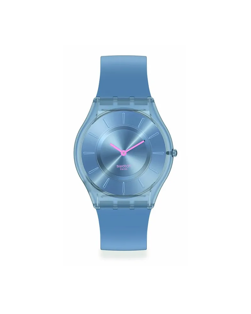 Swatch Damenuhr Blau