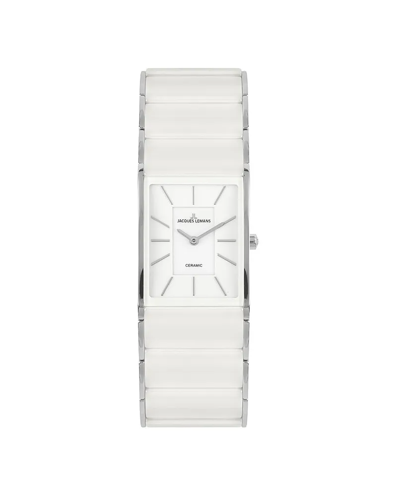 Jacques Lemans Damenuhr Dublin Silber