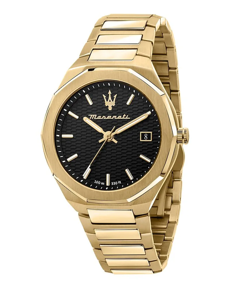 Maserati Herrenuhr Stile Gold