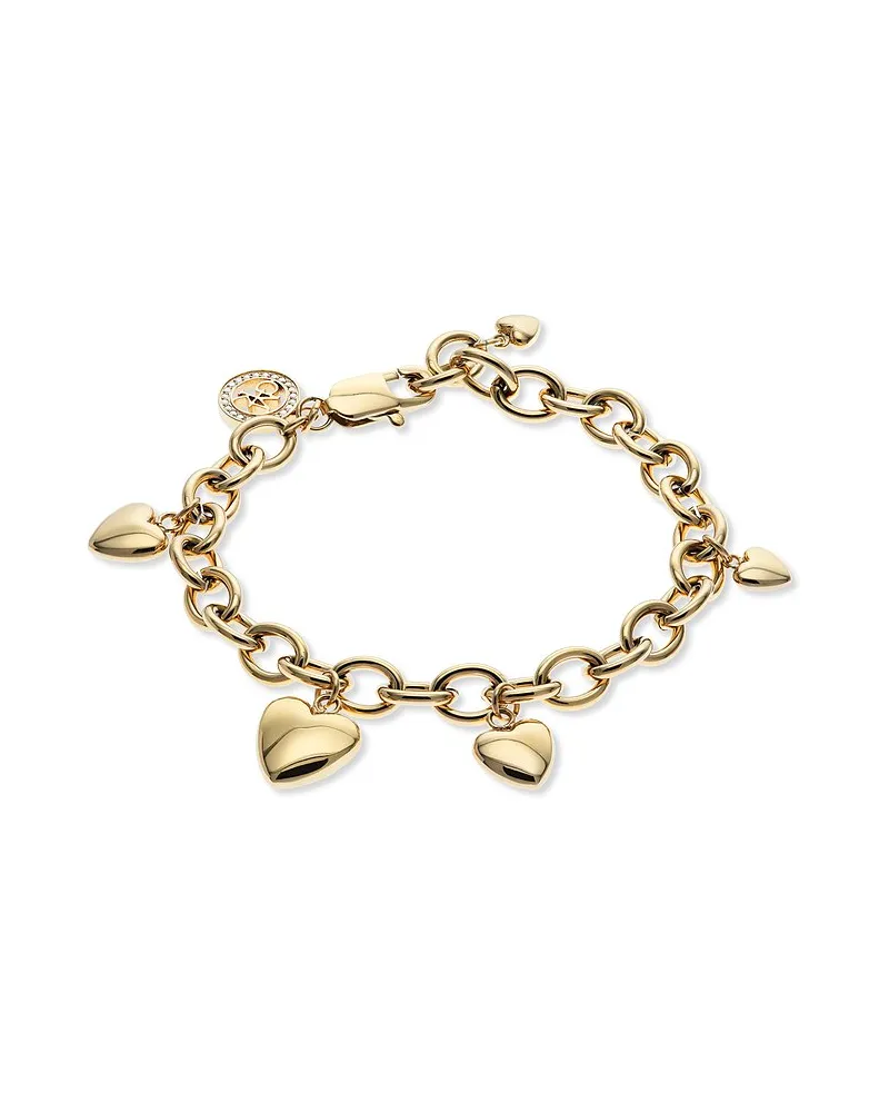 Guido Maria Kretschmer Armband PUFFY HEARTS Gelbgold