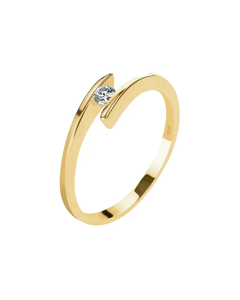 VALERIA Damenring Lab Grown CHRIST Gelbgold