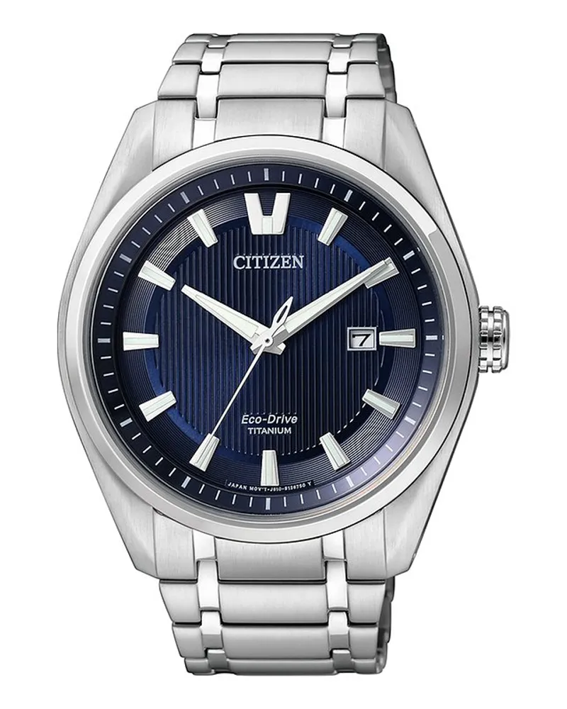 Citizen Herrenuhr Super Titanium Silber