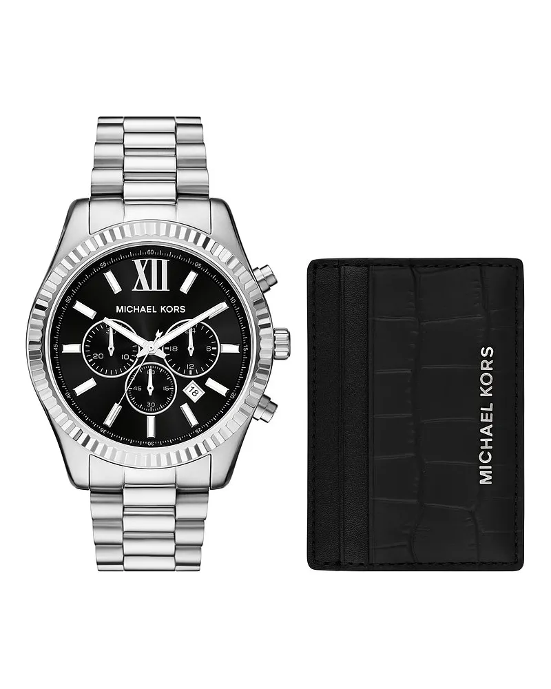 Michael Kors Unisexuhr LEXINGTON Silber