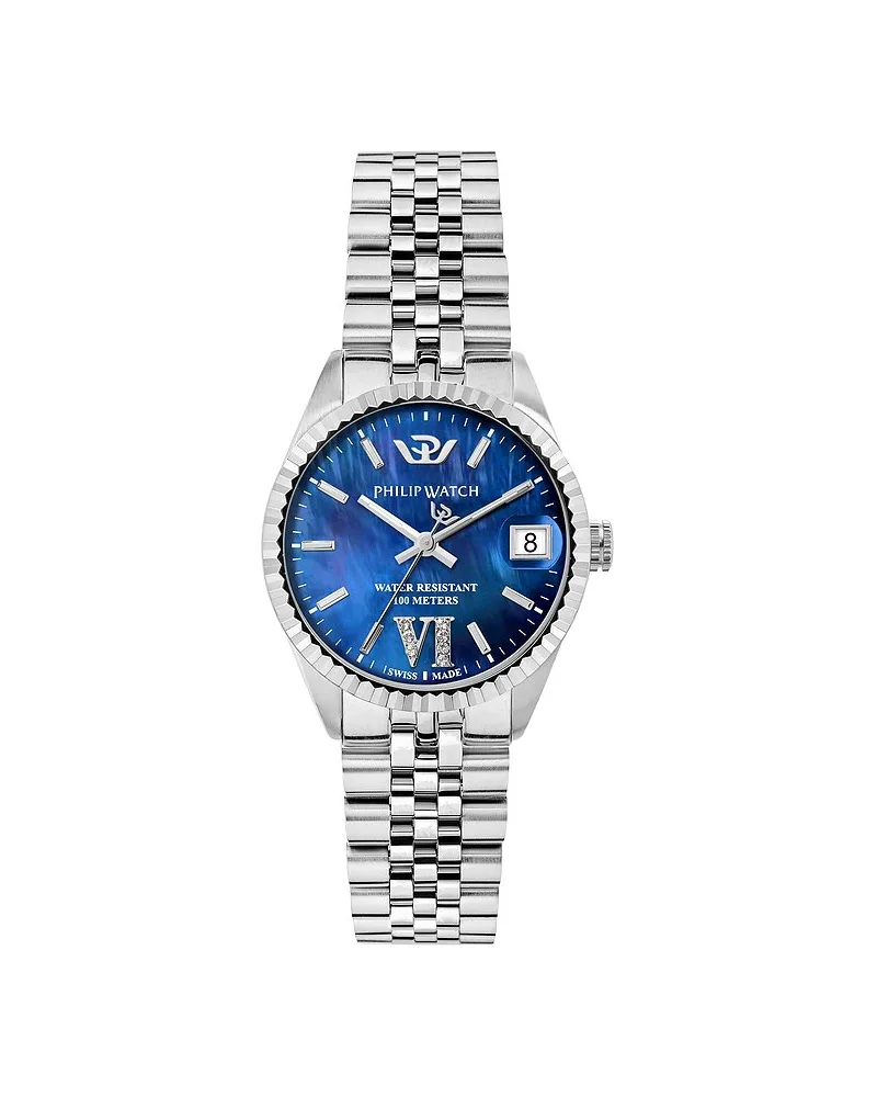 Philip Watch Damenuhr Caribe Urban Silber