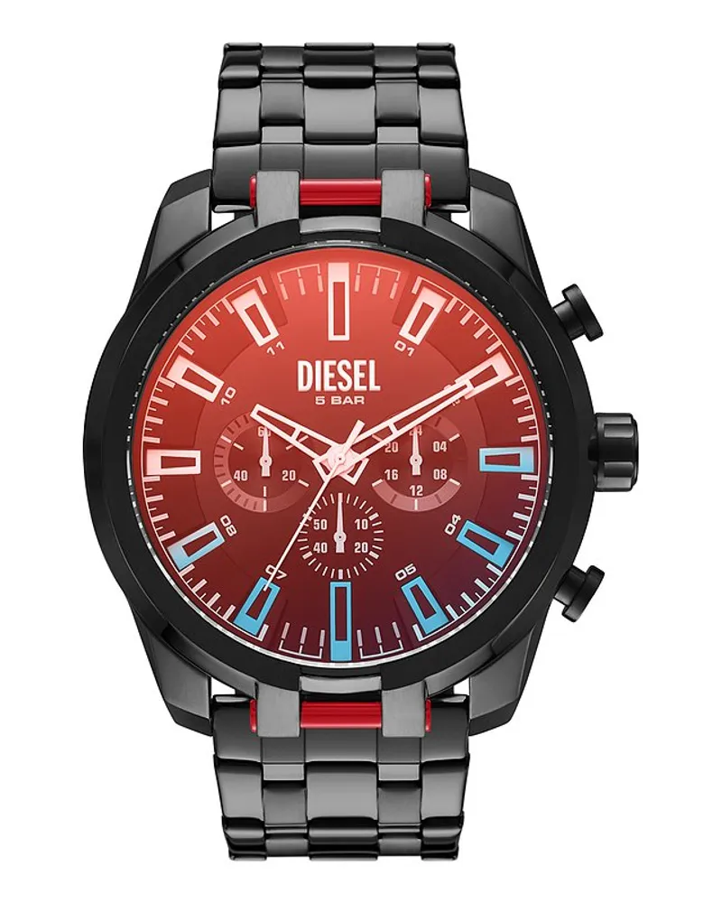 Diesel Chronograph Split Schwarz