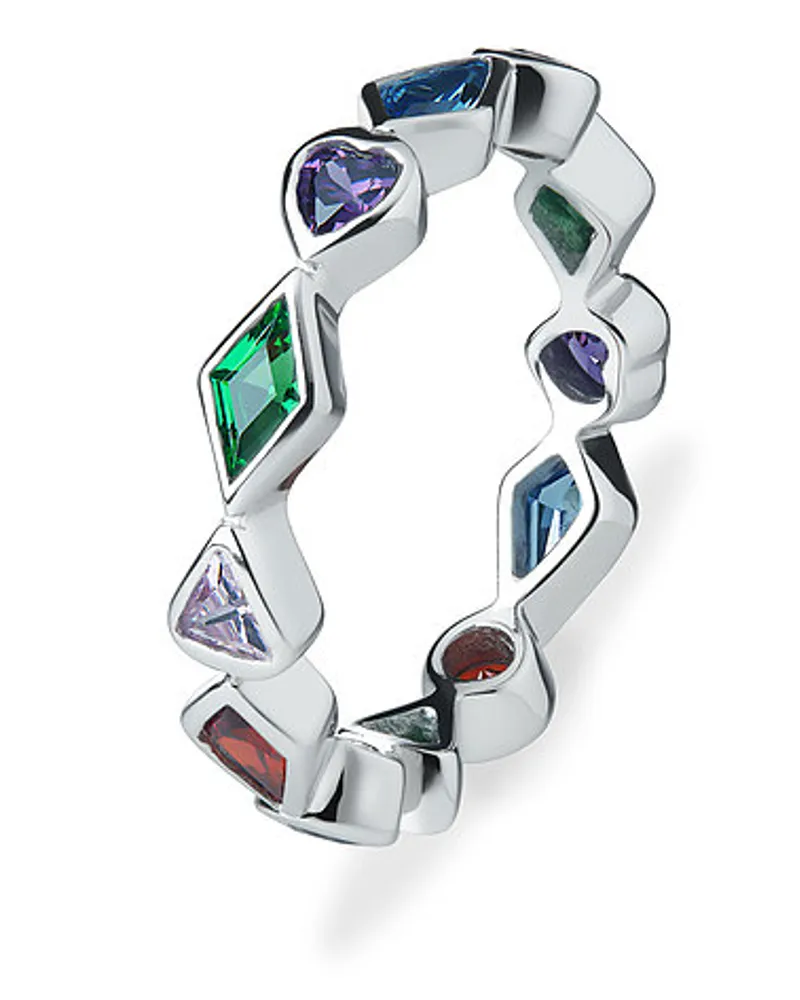 JETTE Damenring KALEIDOSCOPE OF LOVE Silber