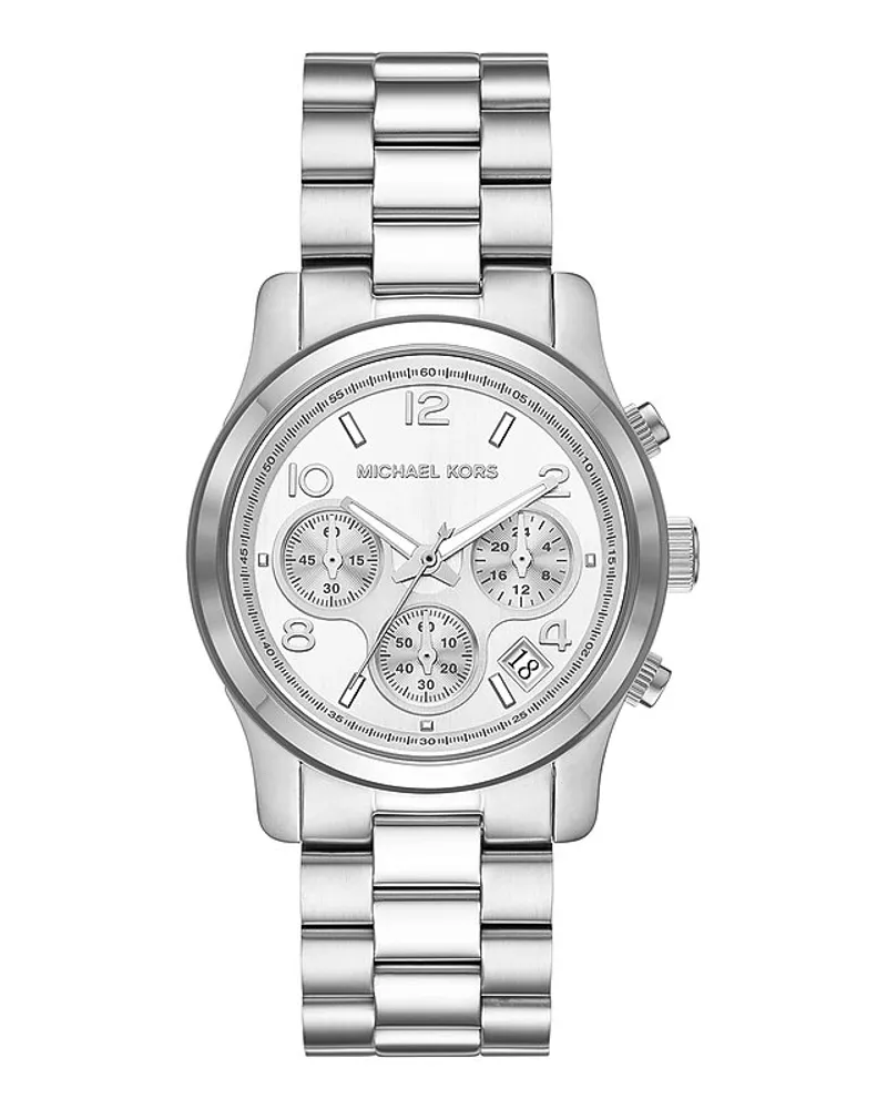 Michael Kors Chronograph Runway Silber