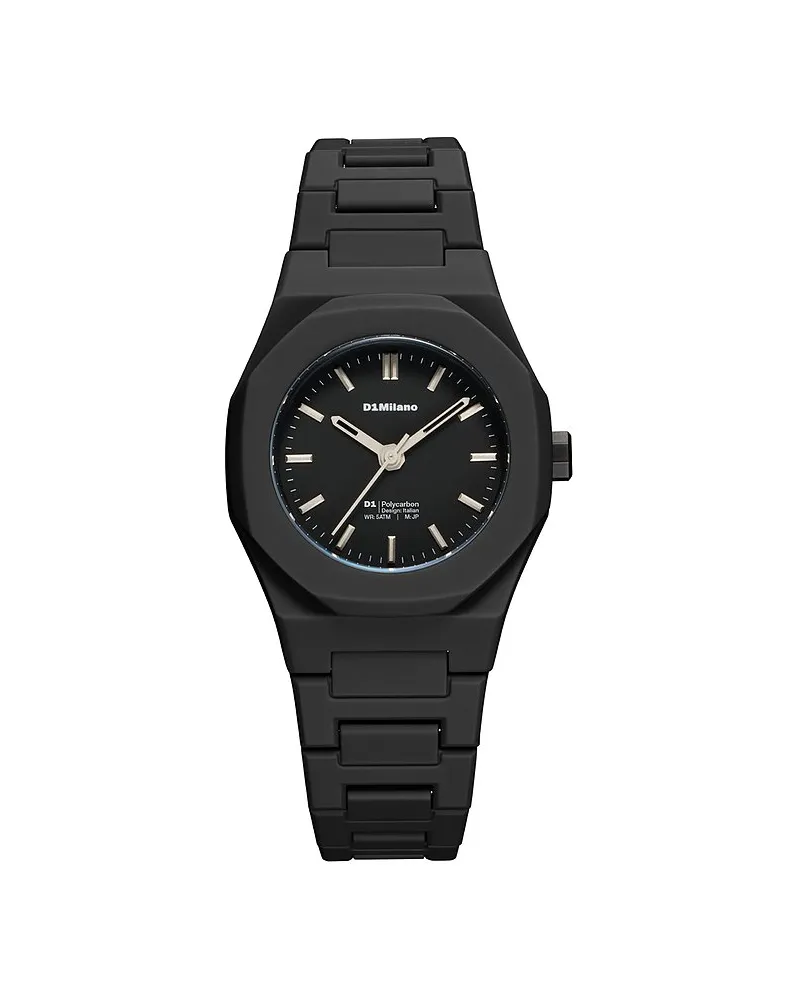 D1 Milano Unisexuhr 32mm, Dark Pulse Schwarz