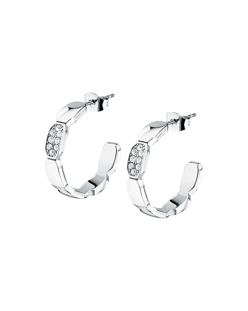 Karl Lagerfeld Ohrstecker Crystals Silber