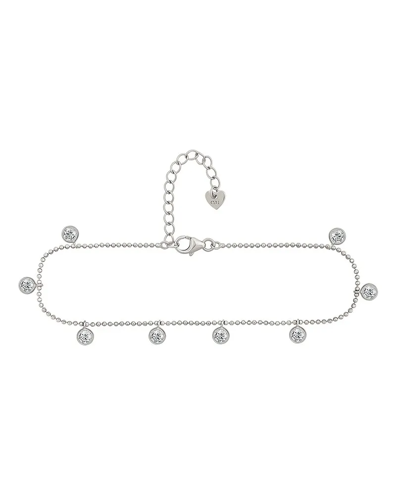 caï jewels Fußkette Silber