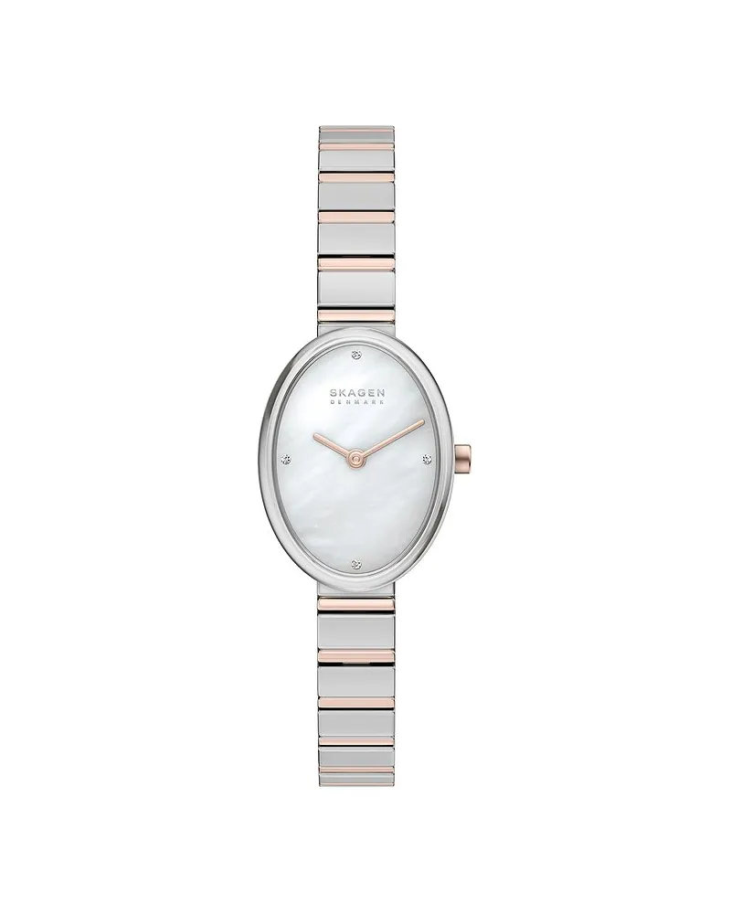 Skagen Damenuhr Anita Oval Silber