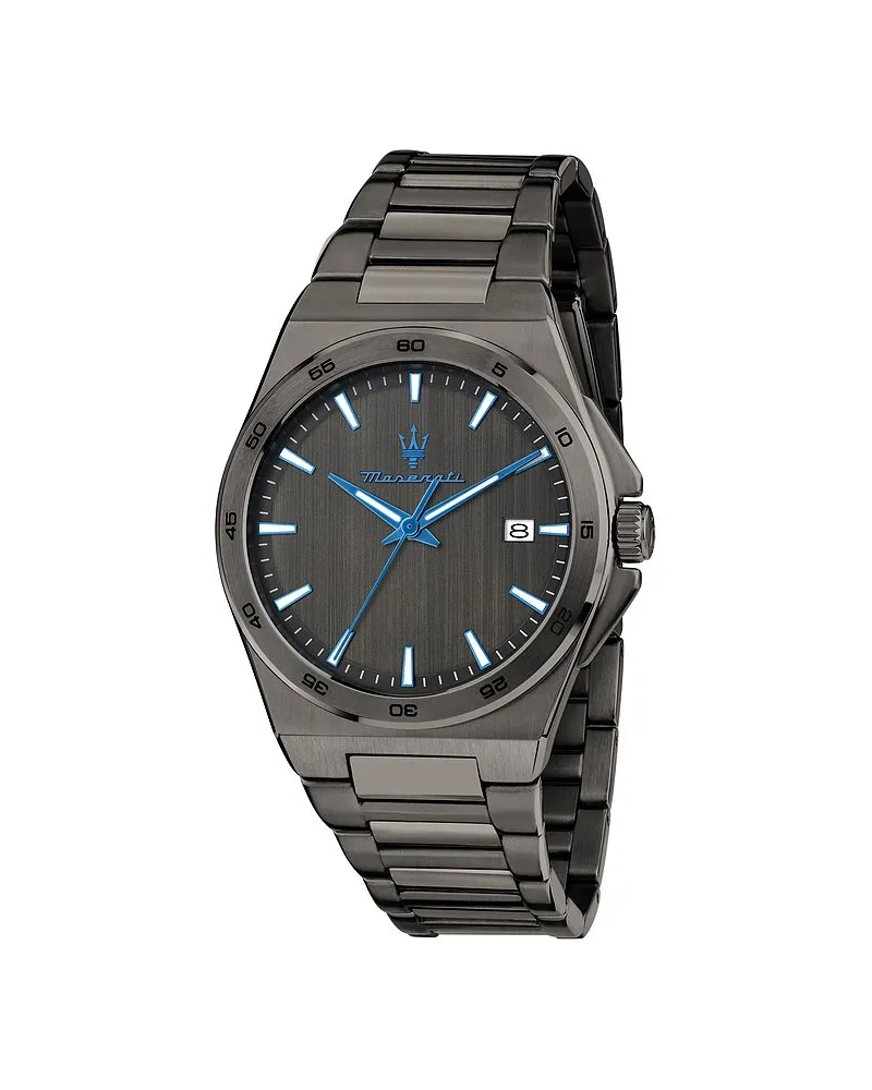 Maserati Herrenuhr Velocita Slim Dark Edition Grau