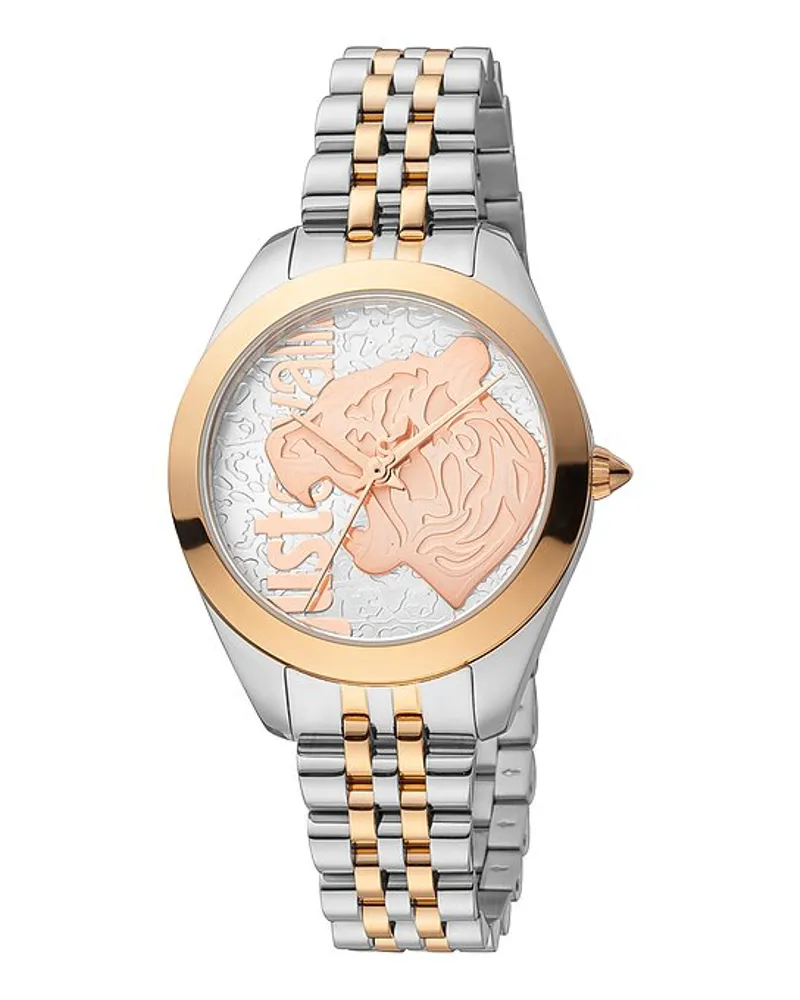 Just Cavalli Damenuhr Animalier Bicolor