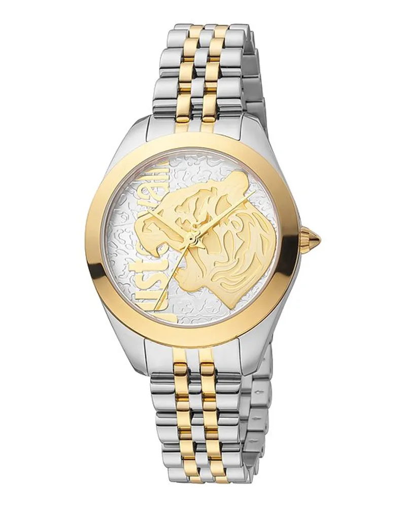 Just Cavalli Damenuhr Animalier Bicolor