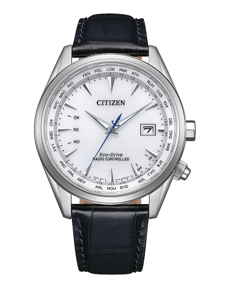 Citizen Herrenuhr Funkuhr Silber
