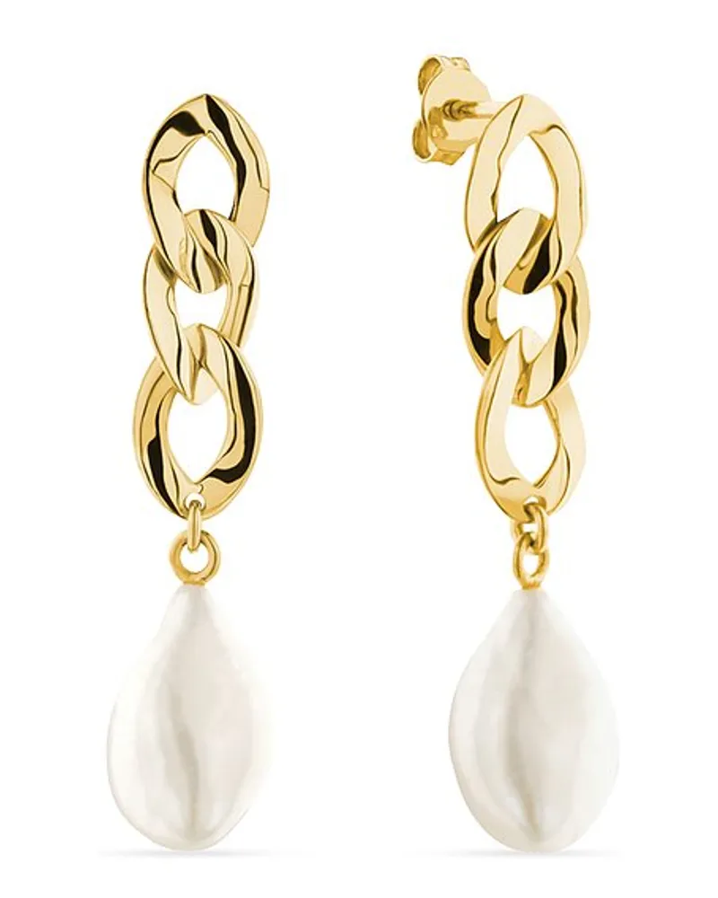 VALERIA Ohrstecker Gelbgold