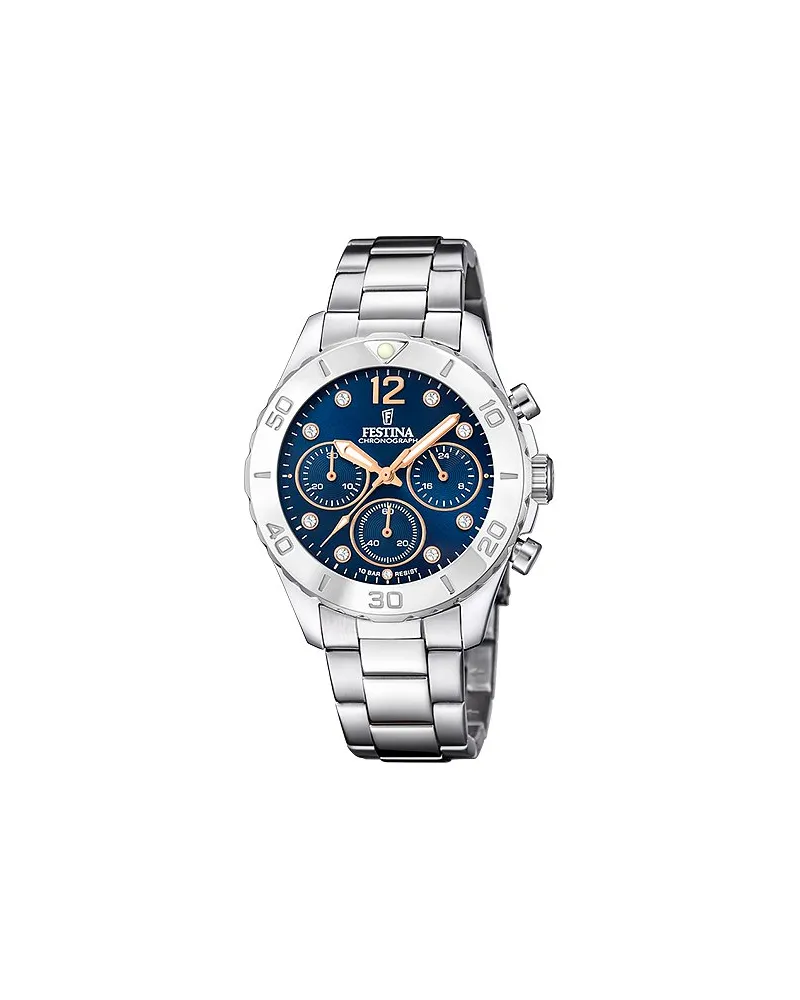 Festina Chronograph Boyfriend Kollektion Silber
